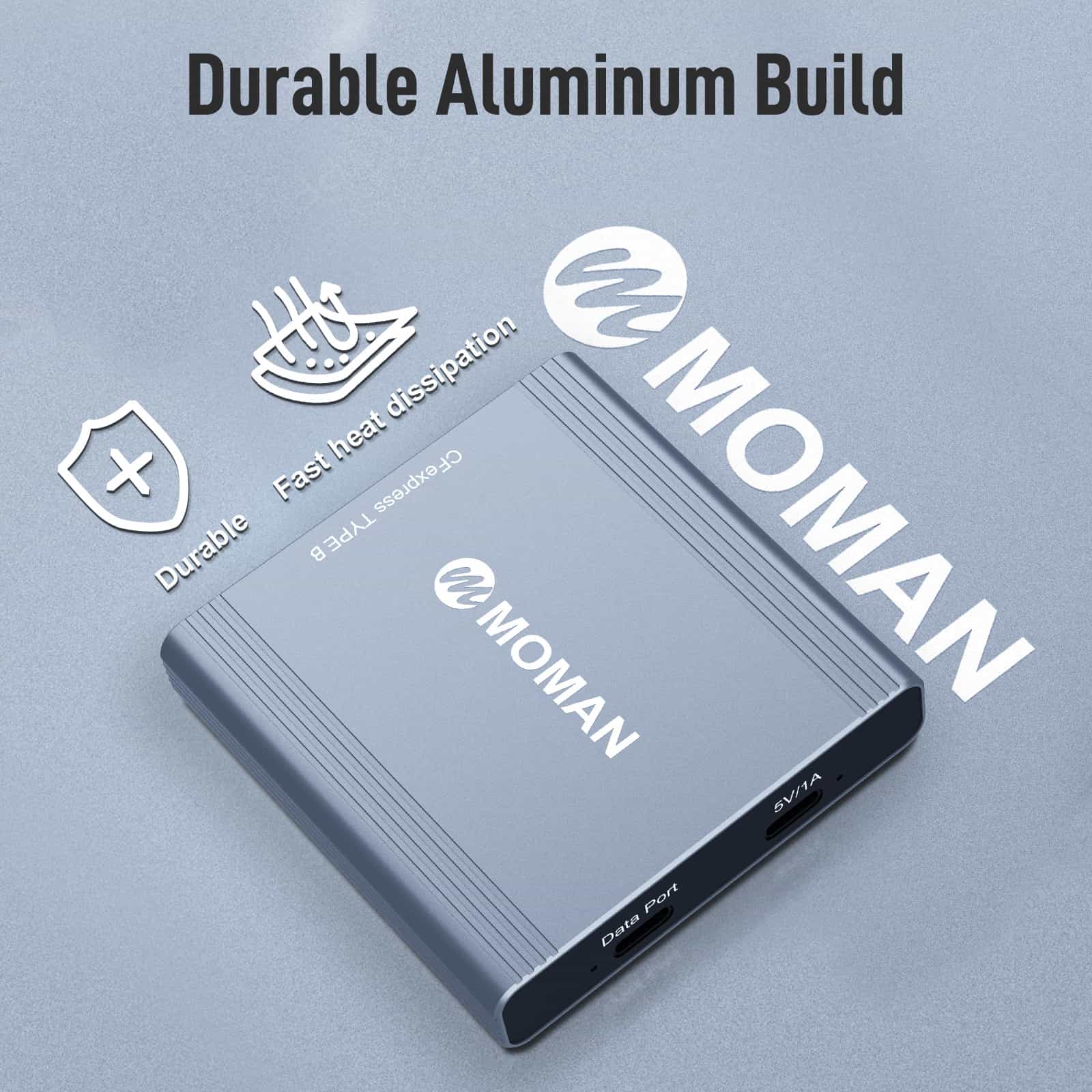 Moman CR3 Best Gift for a Professional Photographer, Memory Card Reader for Digital Camera - Image 8