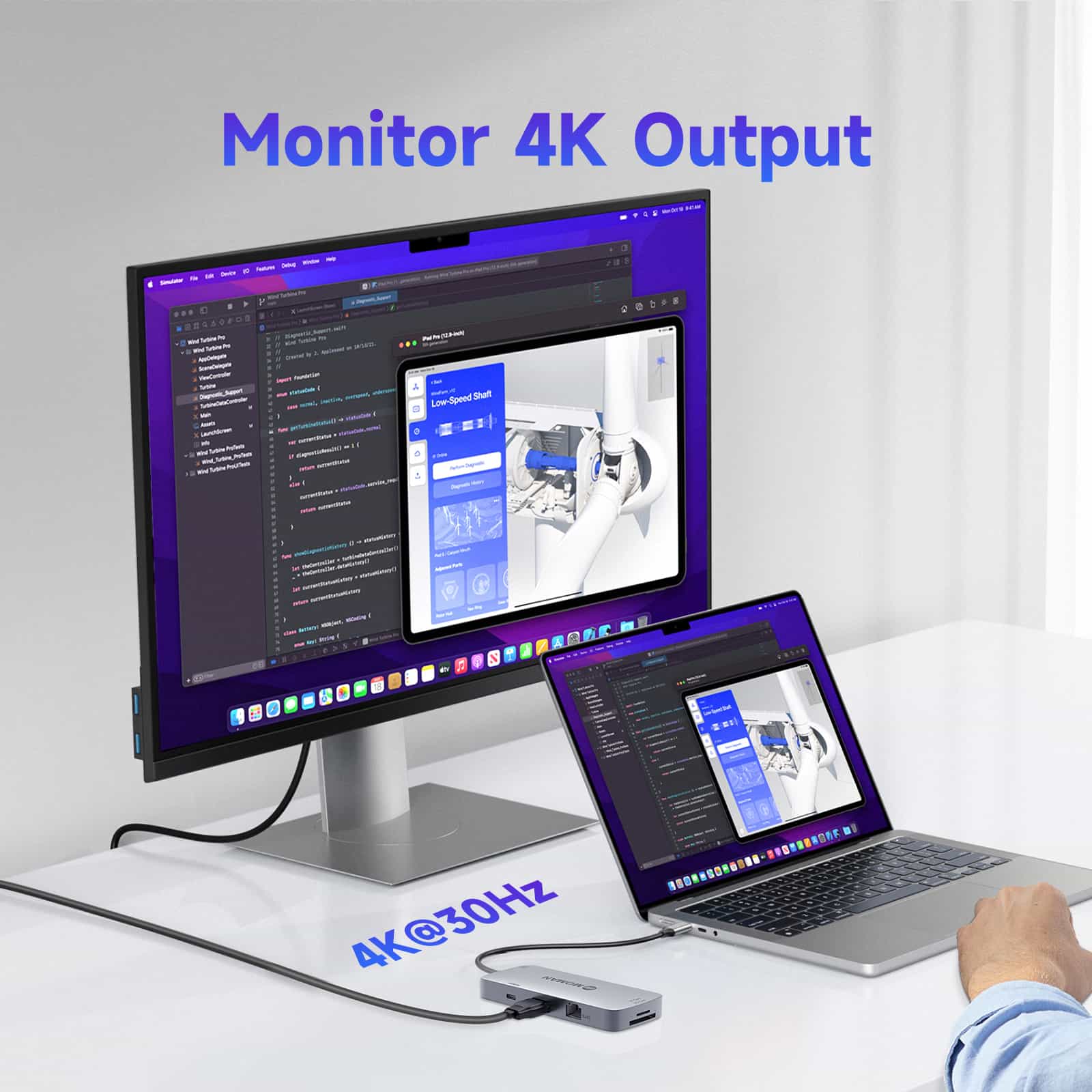Moman CT9 Best Gift for Amateur Photographer, USB-C Hub for Laptop, Camera, Phone - Image 9