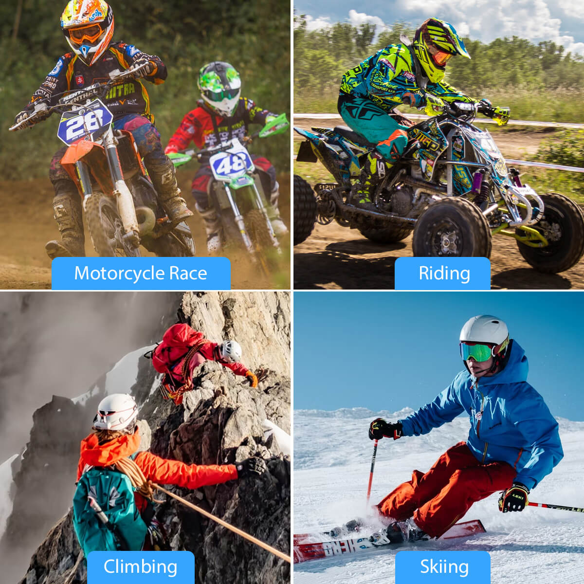Moman H4 Best Wireless Earphones for Motorcycle Riding (Single Person Use) - Image 7