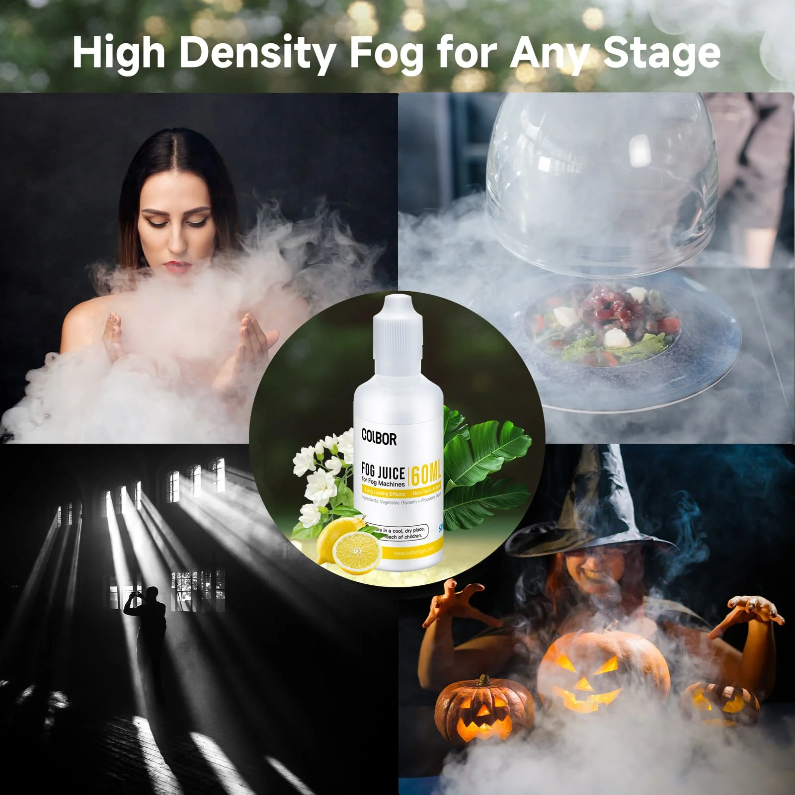 Fog Liquid for Smoke Machine COLBOR CF3 and CF5, 60ml, SGS Certified, Colorless and Odorless - Image 4
