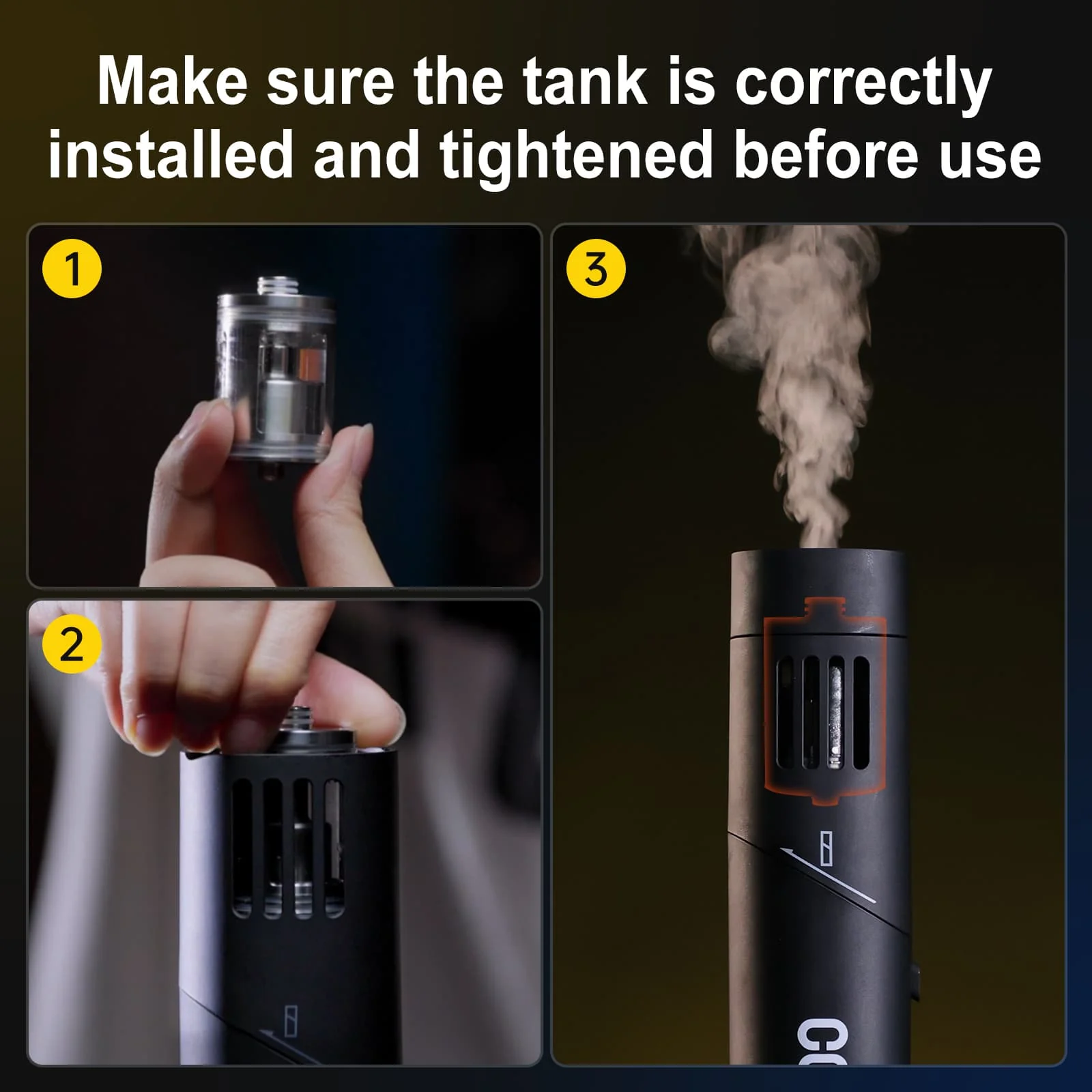 Fog Chamber for COLBOR CF5 Fog machine, 12ml Capacity with Fog Outlet and Oil Filling Hole - Image 3