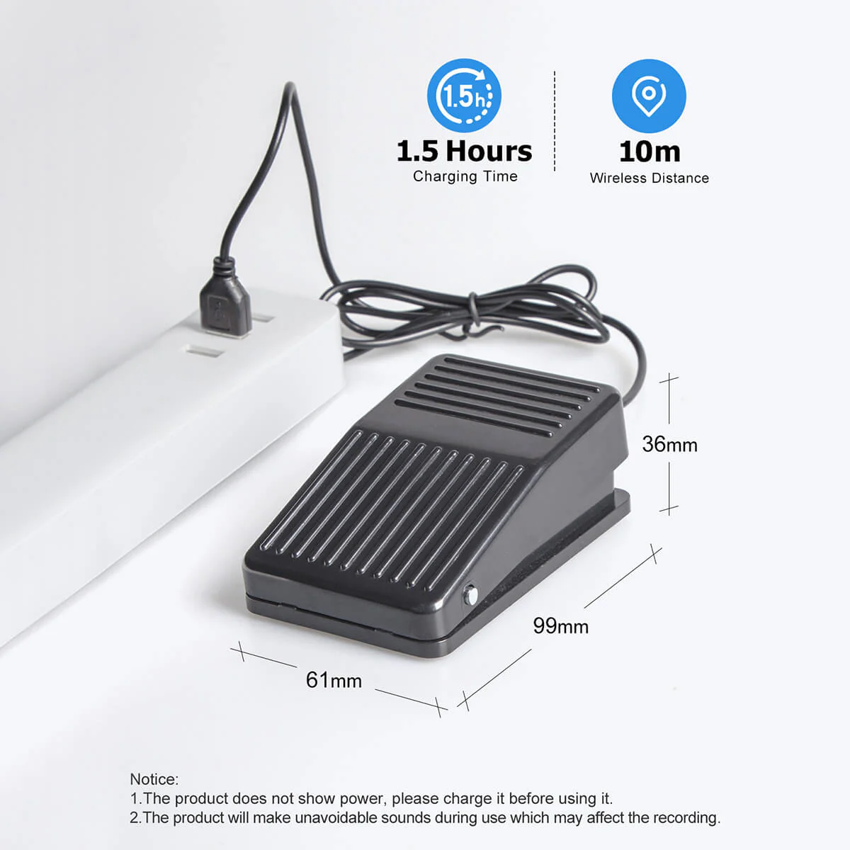 Moman FS1 Foot Control Pedal for Teleprompter - Image 6