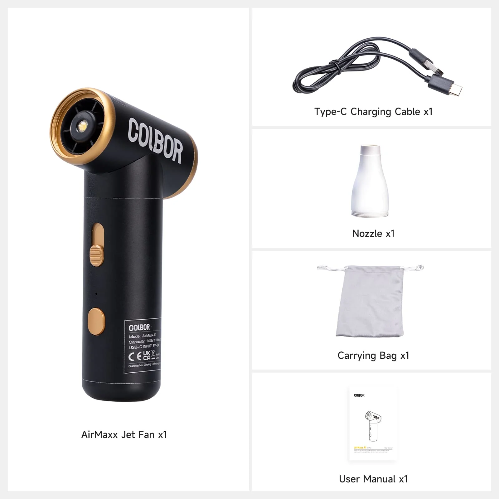 COLBOR AirMaxx A1 Compressed Air Duster, Gift for Photography Lover, Keyboard & PC Cleaner - Image 8
