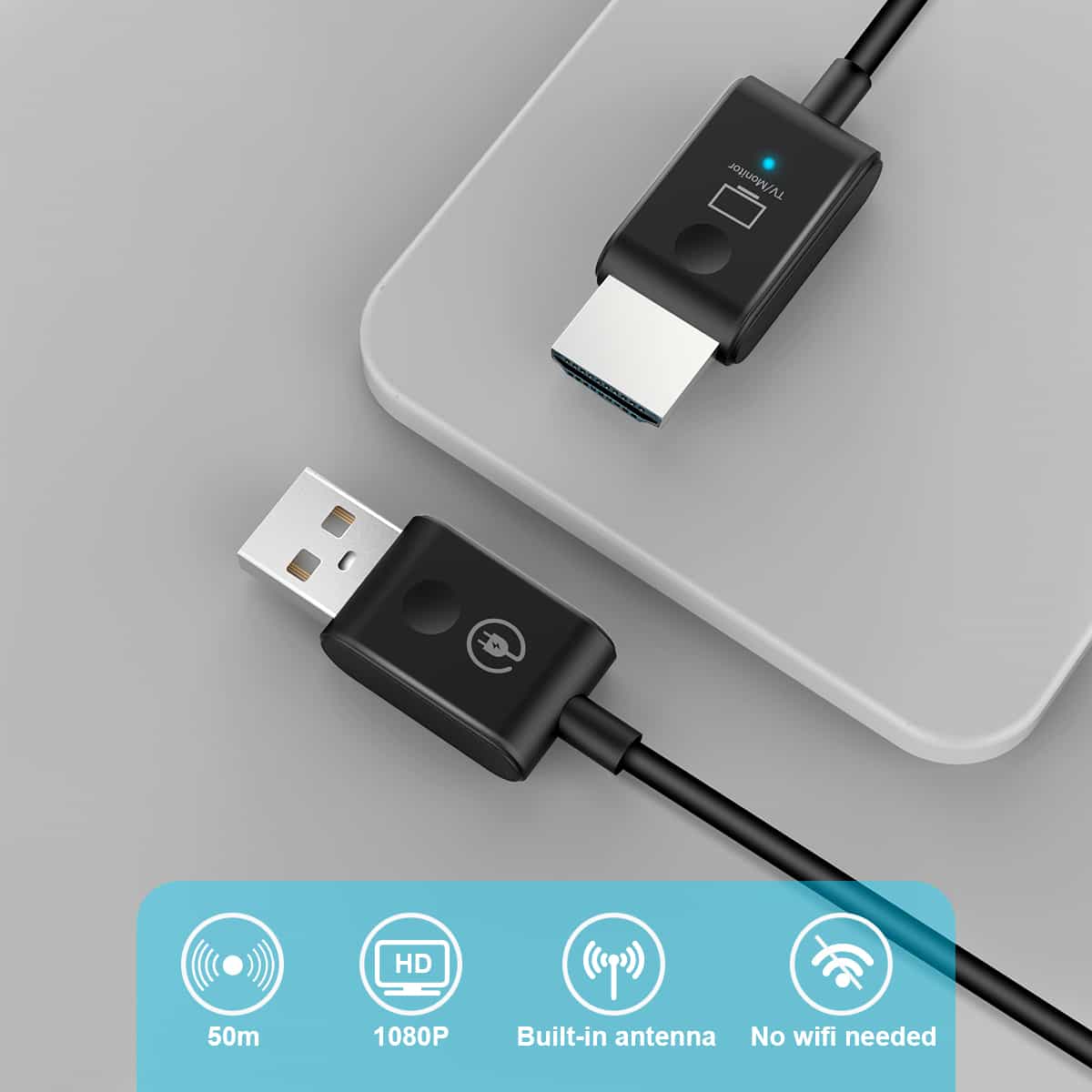 Moman CS6  Wireless 4K HDMI Transmitter and Receiver for Video Projection - Image 5