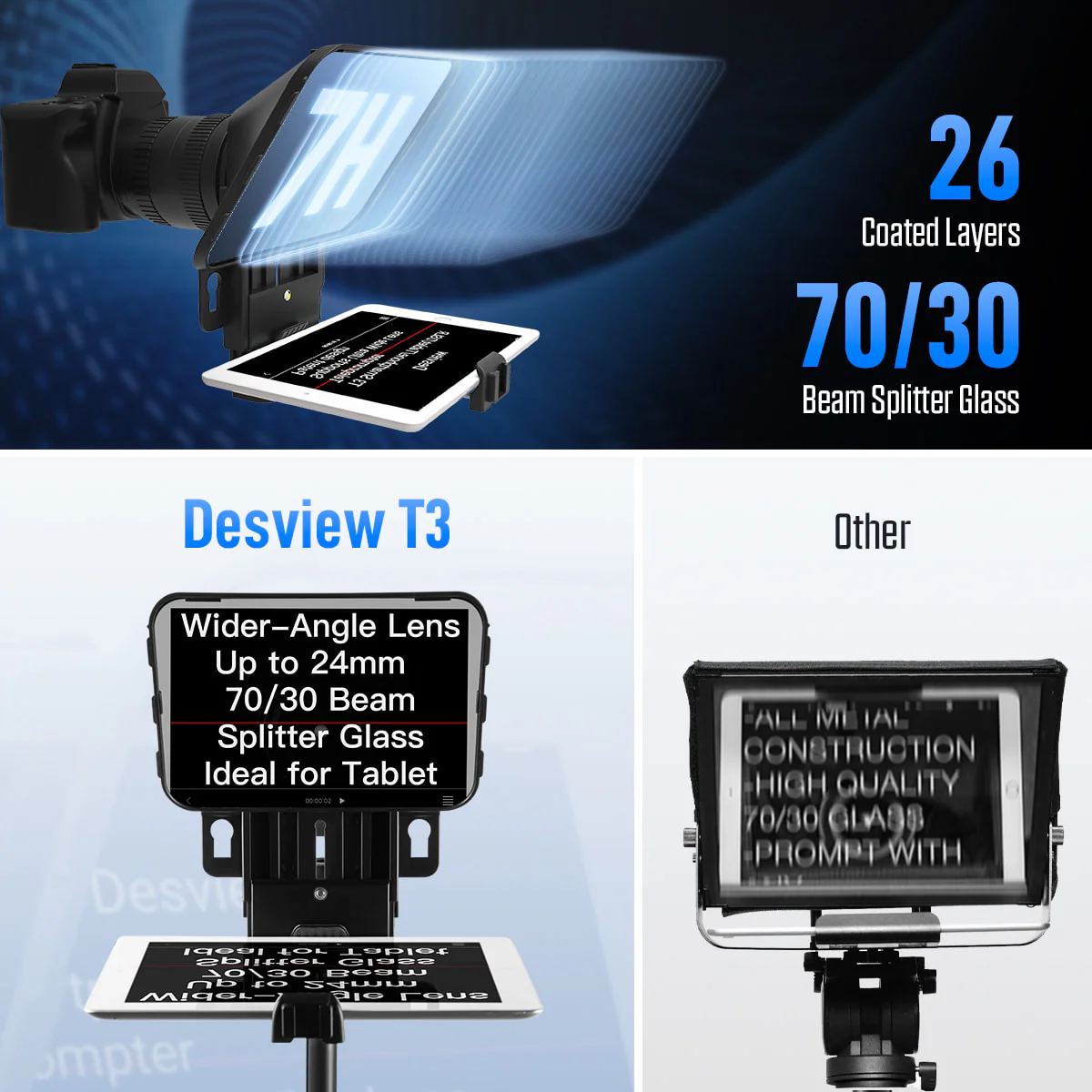 Desview T3 Large Teleprompter - Image 4