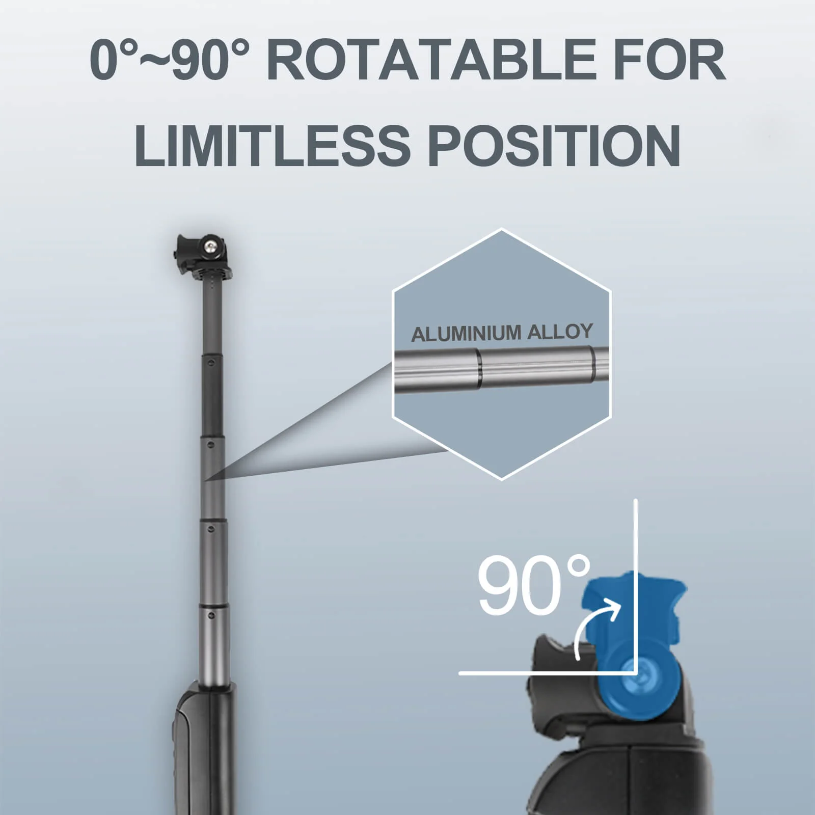 Moman CLICA Long Selfie Stick Tripod - Image 3