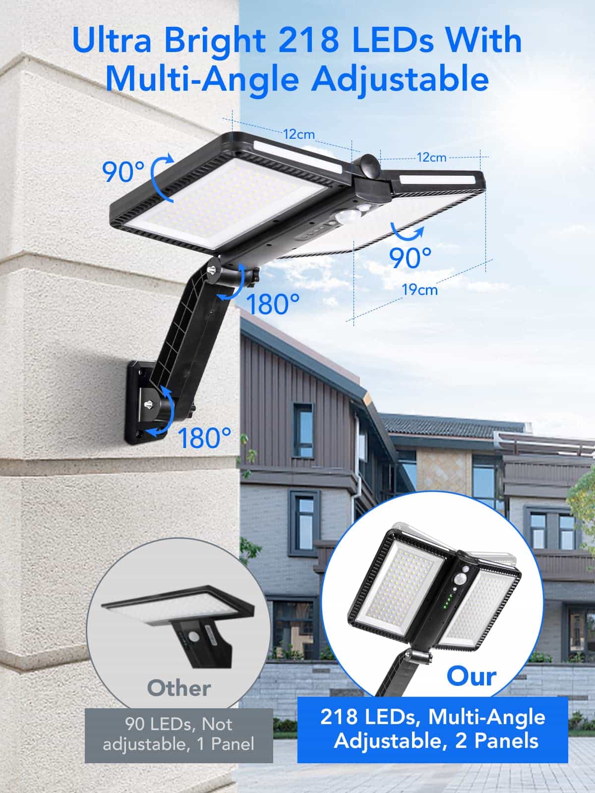 Moman SL218 Outdoor LED Solar Spotlight - Image 3