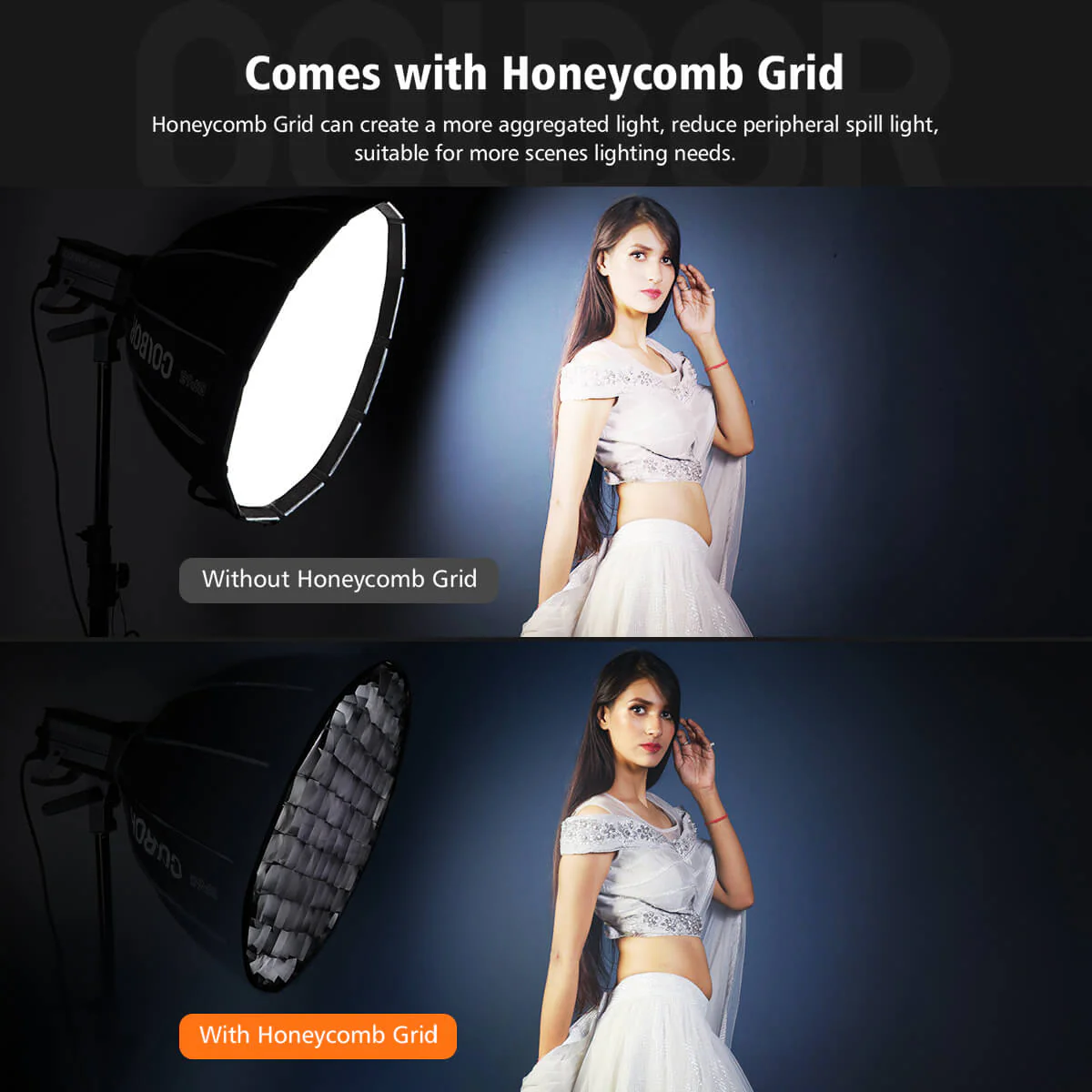 COLBOR BP90 Parabolic Softbox of 90cm - Image 5
