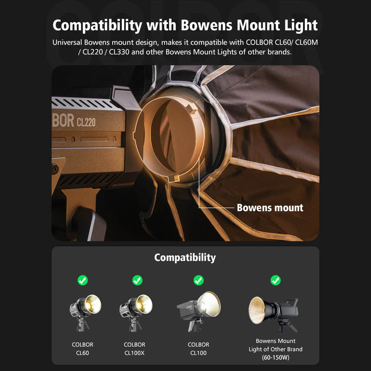 COLBOR BP90 Parabolic Softbox of 90cm - Image 7