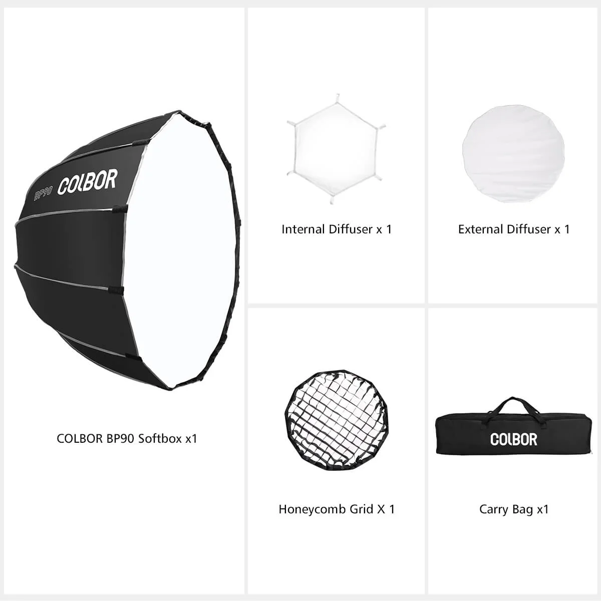 COLBOR BP90 Parabolic Softbox of 90cm - Image 8