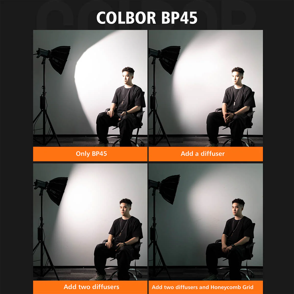 COLBOR BP45 Photography Light Softbox of 45cm - Image 6