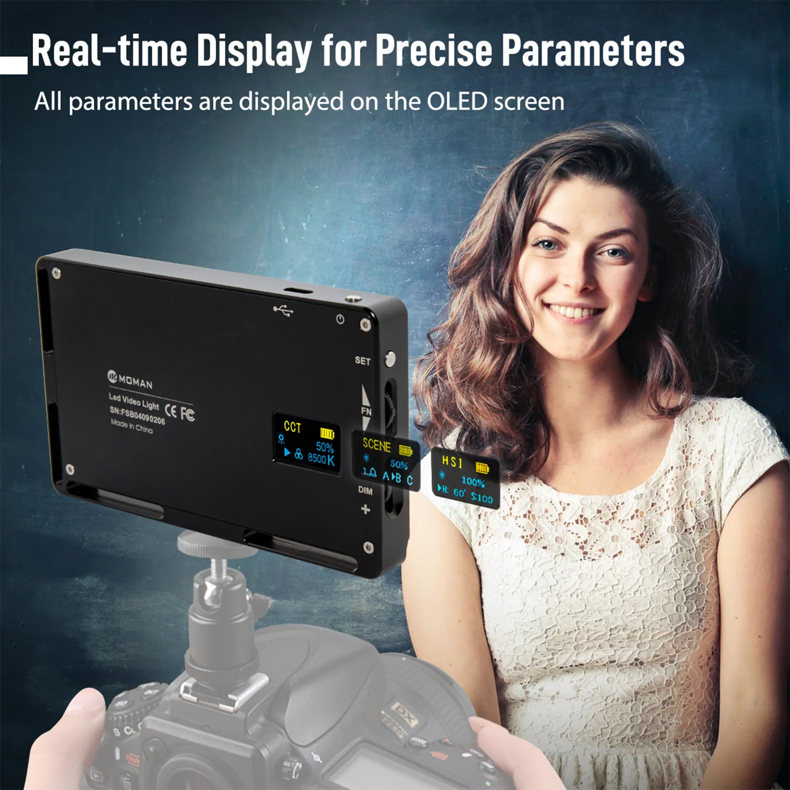 Moman ML9-RGB Best RGB Camera Light - Image 8