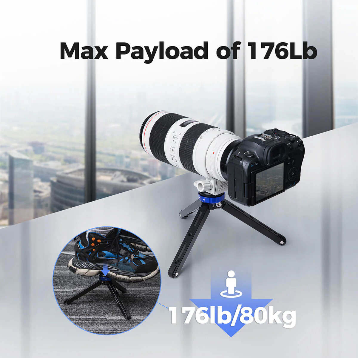 Moman TR01 Tabletop Tripod for Camera - Image 7