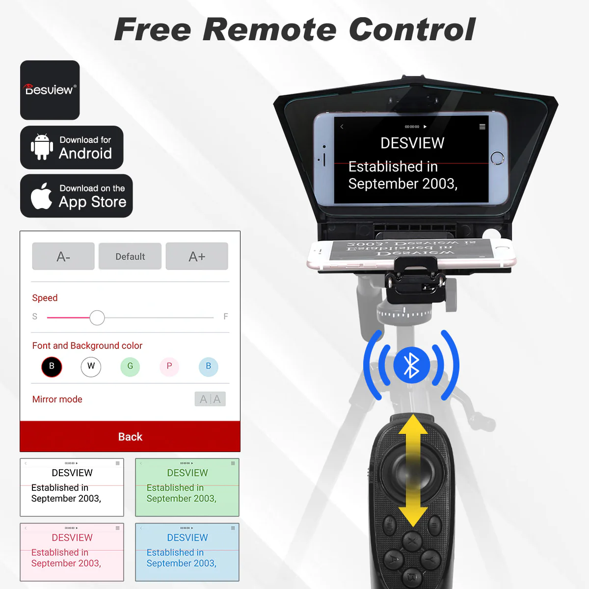 Desview T2 Teleprompter for Cell Phone - Image 5