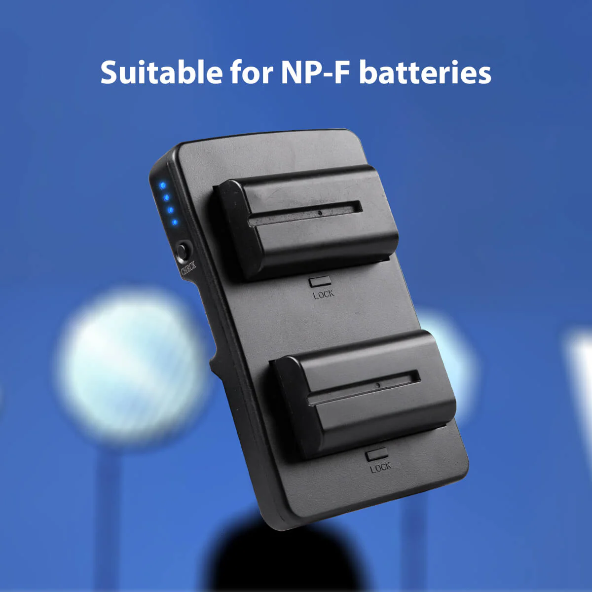 COLBOR VAP1 V-mount to NPF Battery Adapter and VC50 Dtap to USB-C Cable - Image 3