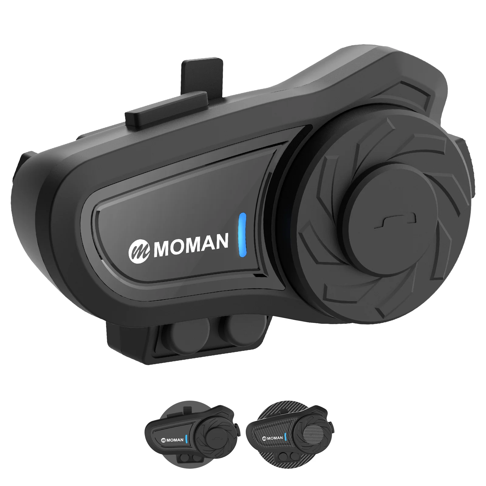 Moman H2 Pro Voice Activated Intercom for Two Motorcycle Riders, Wireless Communication, Music Share, FM Radio Featured (Single or Two Packs) - Image 14